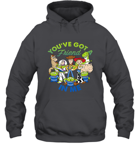 Disney Pixar Toy Story Cartoon Group Shot Hooded Sweatshirt