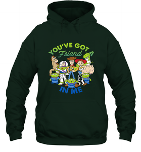 Disney Pixar Toy Story Cartoon Group Shot Hooded Sweatshirt