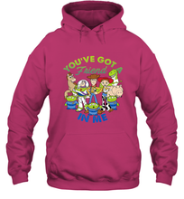 Load image into Gallery viewer, Disney Pixar Toy Story Cartoon Group Shot Hooded Sweatshirt
