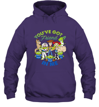 Load image into Gallery viewer, Disney Pixar Toy Story Cartoon Group Shot Hooded Sweatshirt
