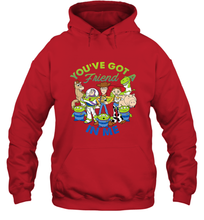 Load image into Gallery viewer, Disney Pixar Toy Story Cartoon Group Shot Hooded Sweatshirt
