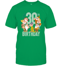 Load image into Gallery viewer, Disney Snow White Dwarfs Group Shot 30th Birthday Men's T-Shirt
