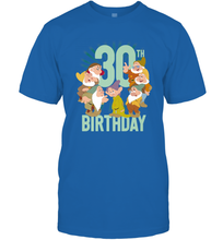 Load image into Gallery viewer, Disney Snow White Dwarfs Group Shot 30th Birthday Men's T-Shirt
