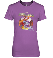 Load image into Gallery viewer, Disney The Rescuers Down Under Circle Movie Logo Women's Premium T-Shirt

