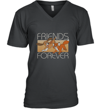 Load image into Gallery viewer, Disney The Fox and the Hound Friends Forever Men's V-Neck
