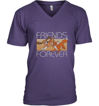 Load image into Gallery viewer, Disney The Fox and the Hound Friends Forever Men's V-Neck
