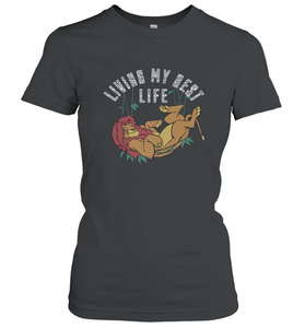 Disney Lion King Simba Living My Best Life Women's T-Shirt