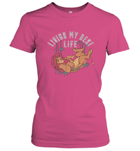 Load image into Gallery viewer, Disney Lion King Simba Living My Best Life Women&#39;s T-Shirt
