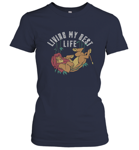 Disney Lion King Simba Living My Best Life Women's T-Shirt