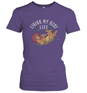 Disney Lion King Simba Living My Best Life Women's T-Shirt