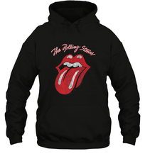 Load image into Gallery viewer, Mens The Rolling Stones Script Tongue Logo Hooded Sweatshirt
