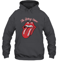 Load image into Gallery viewer, Mens The Rolling Stones Script Tongue Logo Hooded Sweatshirt
