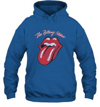 Load image into Gallery viewer, Mens The Rolling Stones Script Tongue Logo Hooded Sweatshirt
