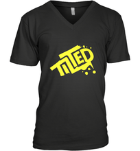 Load image into Gallery viewer, Fortnite Tilted (Yellow Logo) Men's V-Neck
