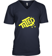 Load image into Gallery viewer, Fortnite Tilted (Yellow Logo) Men's V-Neck
