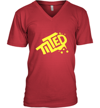 Load image into Gallery viewer, Fortnite Tilted (Yellow Logo) Men's V-Neck
