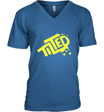 Load image into Gallery viewer, Fortnite Tilted (Yellow Logo) Men's V-Neck

