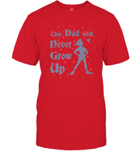 Load image into Gallery viewer, Disney Peter Pan This Dad Will Never Grow Up Men&#39;s T-Shirt
