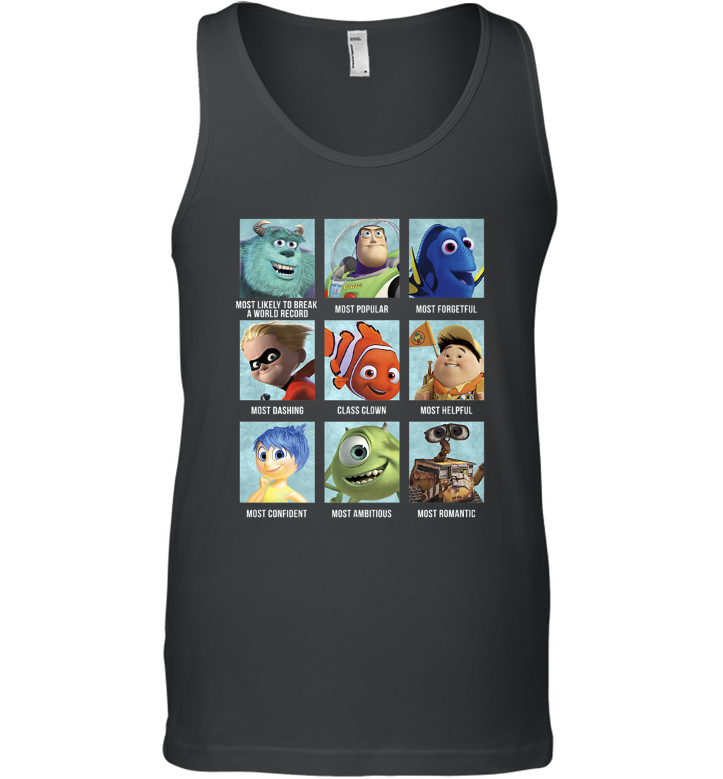 Disney Pixar Collection Character Yearbook Men's Tank Top