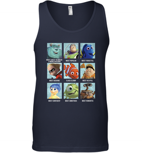 Disney Pixar Collection Character Yearbook Men's Tank Top