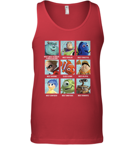 Disney Pixar Collection Character Yearbook Men's Tank Top