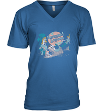 Load image into Gallery viewer, Disney Peter Pan Distressed Mermaid Lagoon Men&#39;s V-Neck
