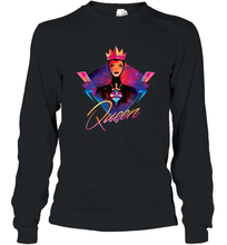 Load image into Gallery viewer, Disney Villains Evil Queen Neon 90s Rock Band Long Sleeve T-Shirt

