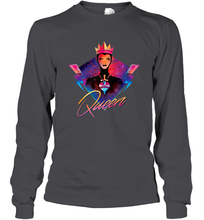 Load image into Gallery viewer, Disney Villains Evil Queen Neon 90s Rock Band Long Sleeve T-Shirt
