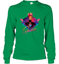 Load image into Gallery viewer, Disney Villains Evil Queen Neon 90s Rock Band Long Sleeve T-Shirt
