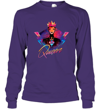 Load image into Gallery viewer, Disney Villains Evil Queen Neon 90s Rock Band Long Sleeve T-Shirt
