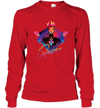 Load image into Gallery viewer, Disney Villains Evil Queen Neon 90s Rock Band Long Sleeve T-Shirt
