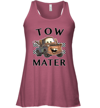 Load image into Gallery viewer, Disney Pixar Cars Tow Mater Finish Women&#39;s Racerback Tank
