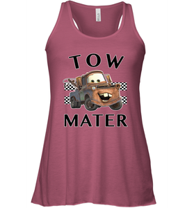 Disney Pixar Cars Tow Mater Finish Women's Racerback Tank