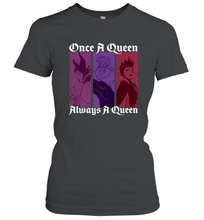 Load image into Gallery viewer, Disney Villains Once A Queen Always A Queen Women's T-Shirt
