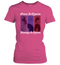 Load image into Gallery viewer, Disney Villains Once A Queen Always A Queen Women's T-Shirt

