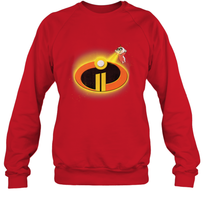 Load image into Gallery viewer, Disney Pixar Incredibles 2 Jack Jack Logo Crewneck Sweatshirt
