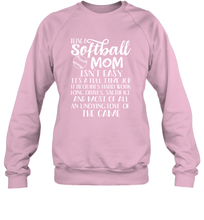 Load image into Gallery viewer, Being A Softball Mom Isnt Easy Crewneck Sweatshirt
