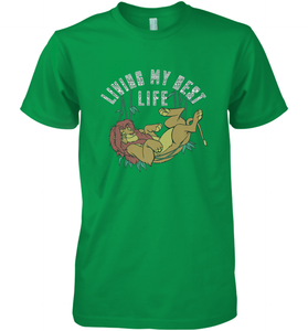 Disney Lion King Simba Living My Best Life Men's Premium T-Shirt