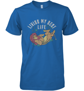 Disney Lion King Simba Living My Best Life Men's Premium T-Shirt