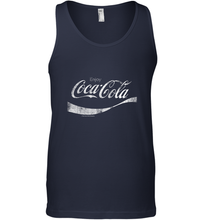Load image into Gallery viewer, Coca Cola Vintage White Enjoy Logo Men's Tank Top
