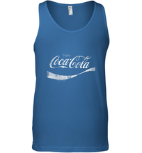 Load image into Gallery viewer, Coca Cola Vintage White Enjoy Logo Men's Tank Top

