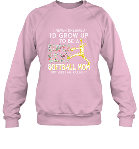 A Super Sexy Softball Mom Crewneck Sweatshirt