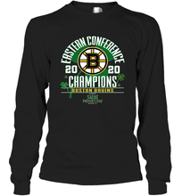 Load image into Gallery viewer, NHL ST PATRICK'S DAY Boston Bruins Fanatics 2020 Eastern Conference Champions Defensive Zone Long Sleeve T-Shirt
