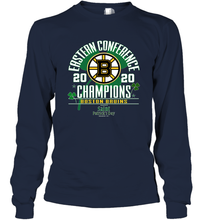 Load image into Gallery viewer, NHL ST PATRICK'S DAY Boston Bruins Fanatics 2020 Eastern Conference Champions Defensive Zone Long Sleeve T-Shirt
