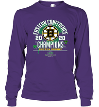 Load image into Gallery viewer, NHL ST PATRICK'S DAY Boston Bruins Fanatics 2020 Eastern Conference Champions Defensive Zone Long Sleeve T-Shirt
