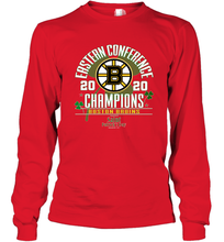 Load image into Gallery viewer, NHL ST PATRICK'S DAY Boston Bruins Fanatics 2020 Eastern Conference Champions Defensive Zone Long Sleeve T-Shirt
