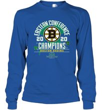 Load image into Gallery viewer, NHL ST PATRICK'S DAY Boston Bruins Fanatics 2020 Eastern Conference Champions Defensive Zone Long Sleeve T-Shirt
