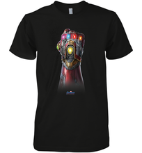 Load image into Gallery viewer, Marvel Avengers Endgame Infinity Stone Gauntlet Color Logo Men's Premium T-Shirt
