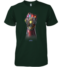 Load image into Gallery viewer, Marvel Avengers Endgame Infinity Stone Gauntlet Color Logo Men's Premium T-Shirt
