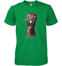 Load image into Gallery viewer, Marvel Avengers Endgame Infinity Stone Gauntlet Color Logo Men's Premium T-Shirt
